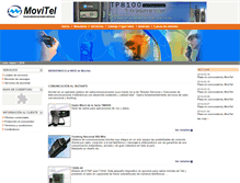 Tablet Screenshot of movitel.co.cu